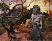 Paul Gauguin Presence of the Bad Dermon china oil painting reproduction